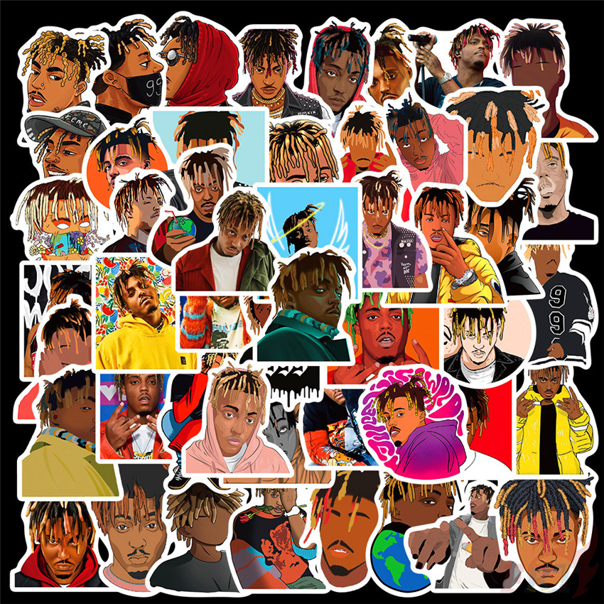50Pcs/Set ❉ Juice WRLD Series 01 Stickers ❉ HipHop Singer DIY Fashion Waterproof Doodle Decals Stickers