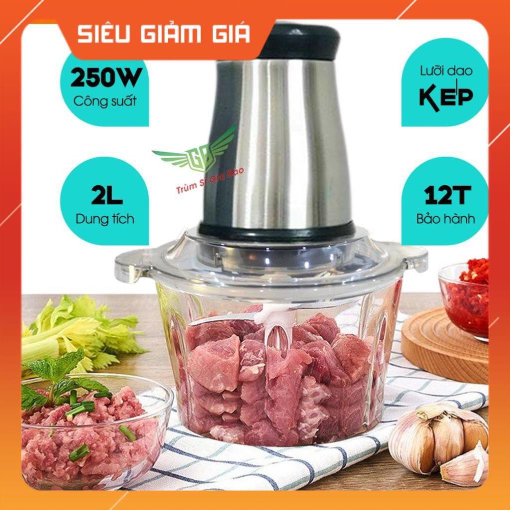 Siêu sale -  Máy Xay Thịt Đa Năng ⚡️ CHÍNH HÃNG ⚡️Máy Xay Đa Năng KITCHEN 2L Bảo Hành 12 Tháng . .HCM