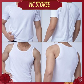 Áo Lót Nam Đông Xuân Xuất Nhật Maxtino Màu Trắng (Cộc Tay / Ba Lỗ)