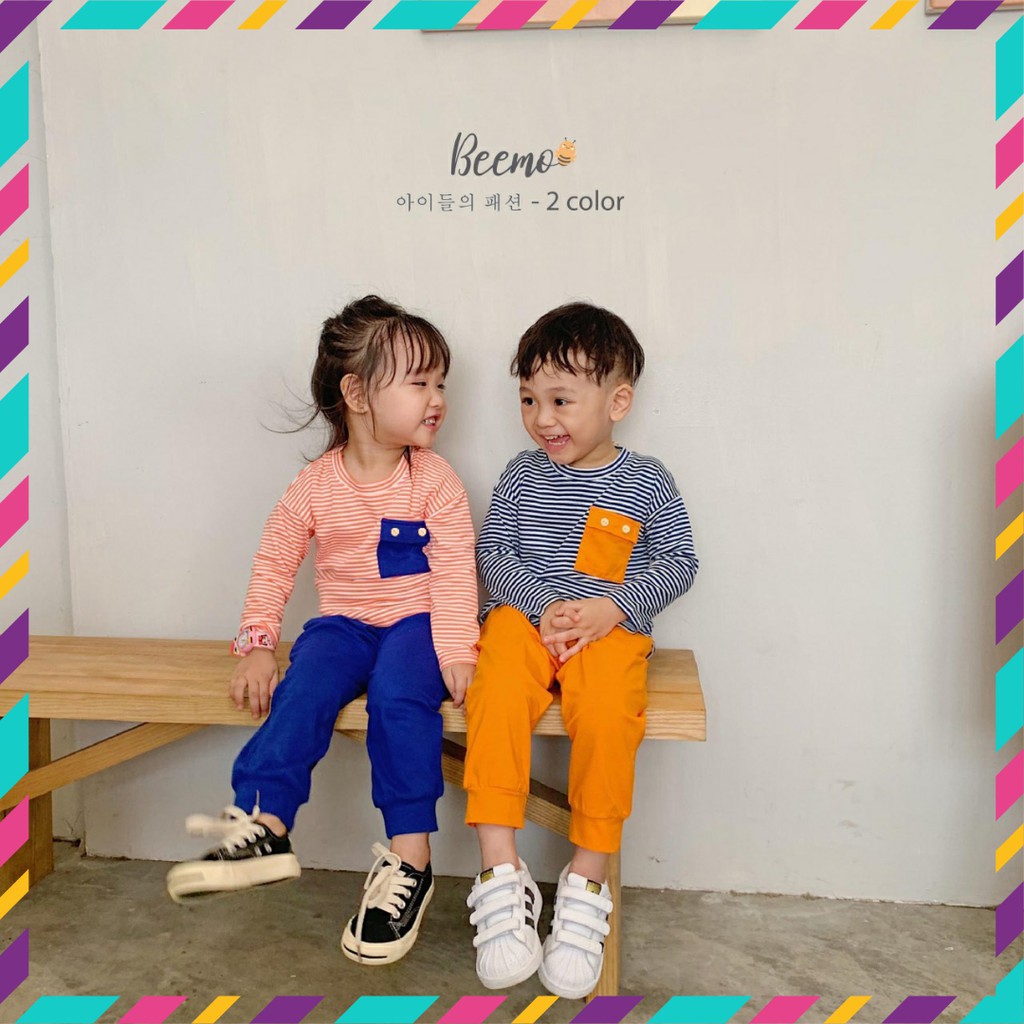 Bộ đồ Unisex cho bé ⚡ 𝗙𝗥𝗘𝗘𝗦𝗛𝗜𝗣 ⚡ Chất liệu cotton 100% siêu mềm mát và an toàn