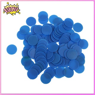 100x opaque plastic board game counters tiddly winks numeracy tea 3
