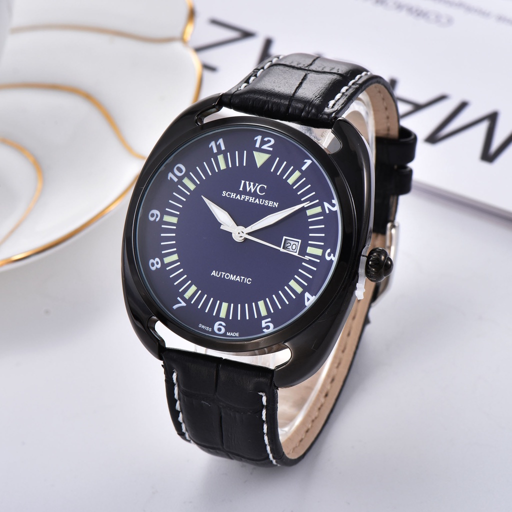 Đồng Hồ Đeo Tay Dây Da Thời Trang Sang Trọng Cho Nam