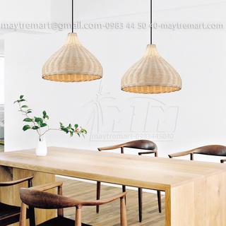 Đèn mây MTDM25 - Đèn mây tre, Đèn trang trí, Đèn treo thả