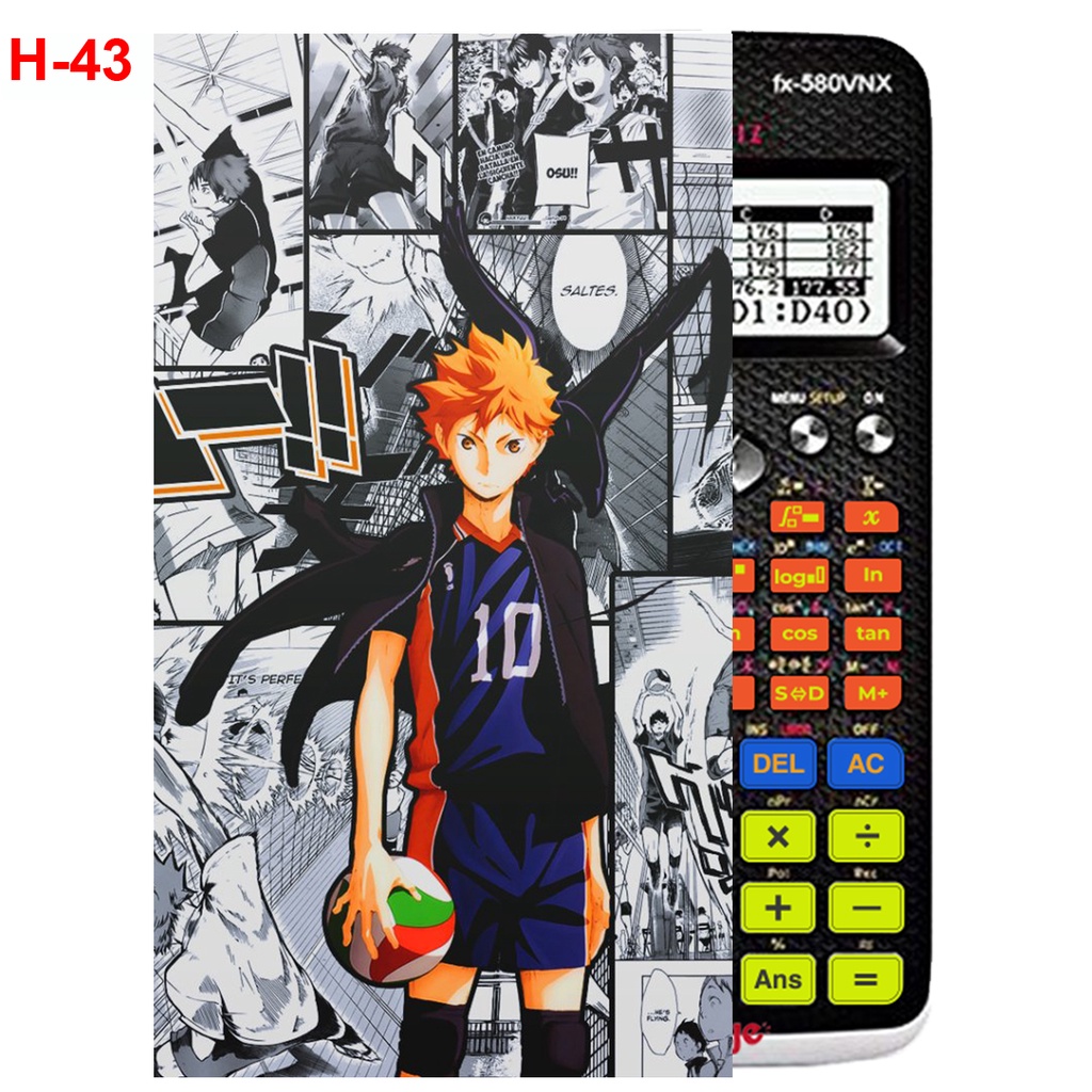 Decal Máy tính CASIO fx570, fx580...anime Haikyuu!