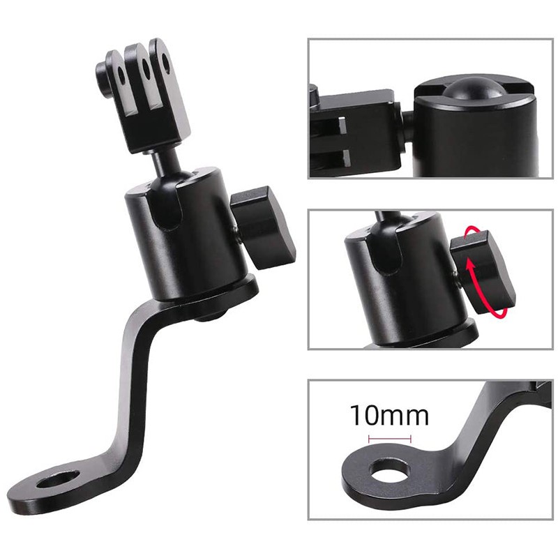 SJCAM Giá Đỡ Gắn Gương Chiếu Hậu Cho Xe Máy Gopro Hero 9 / 8 / 7 / 6, Akaso, Sjcamosmo | BigBuy360 - bigbuy360.vn