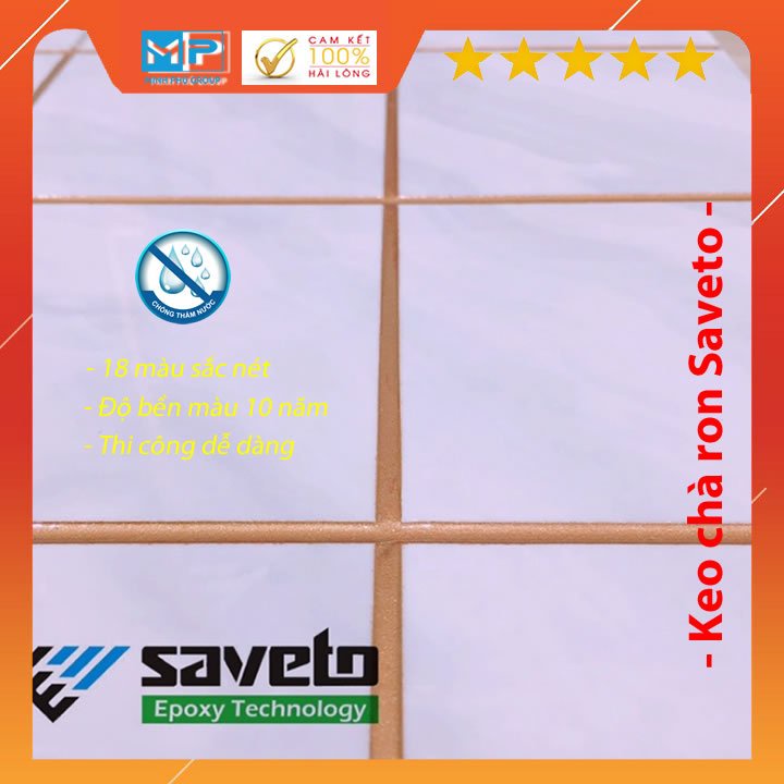 Bộ Bi cầu Làm Đẹp Đường Ron Khi Thi Công Keo Chít Mạch Saveto Epoxy 2 Thành Phần
