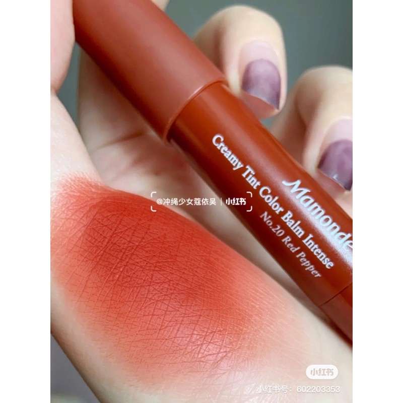 SON BÚT CHÌ MAMONDE CREAMY TINT COLOR BALM INTENSE | BigBuy360 - bigbuy360.vn