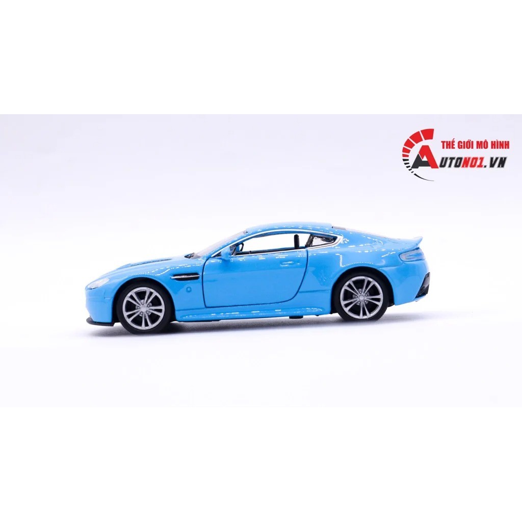 MÔ HÌNH XE ASTON MARTIN V12 VANTAGE BABY BLUE 1:36 WELLY 7510