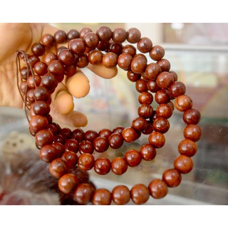 Dây chuỗi gỗ- Hương đỏ 108 Hạt