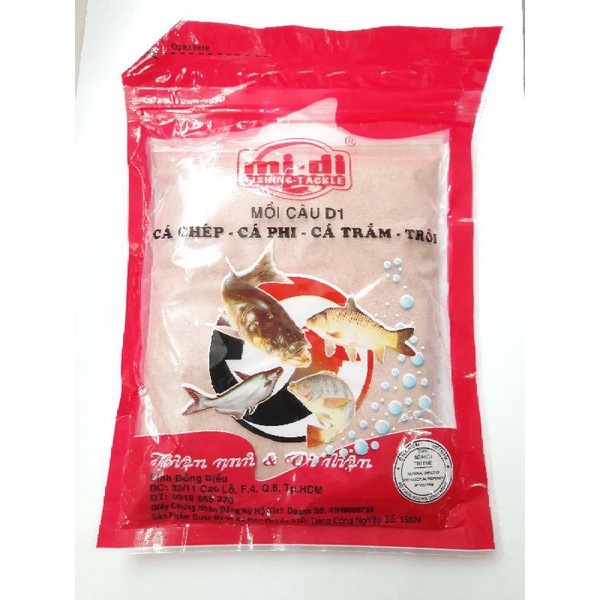 Mồi câu cá D1 D2 D3 , chép vảy hồng , chép siêu tốc