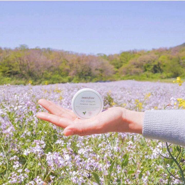 Kem dưỡng lót kiểm soát nhờn Innisfree No - Sebum Powder Cream 3in1 | BigBuy360 - bigbuy360.vn