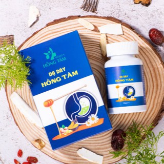 Dạ dày HỒNG tâm - viên uống thảo dược dứt điểm đau dạ dày, trào ngược dạ dày, viêm loét dạ dày cấp và mãn tính hiệu qủa.