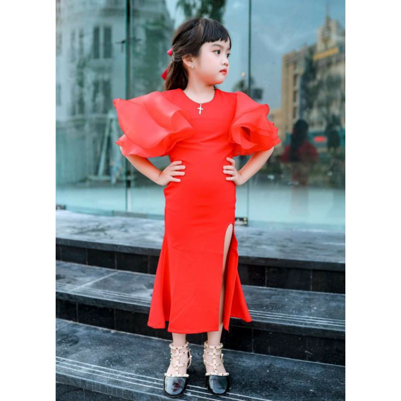 đầm body bé gái xinh