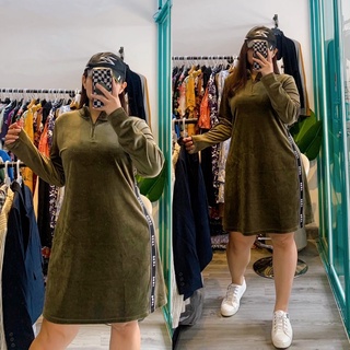 [virusplussize]Đầm D K N Y xuất xịn bigsize Đầm suông