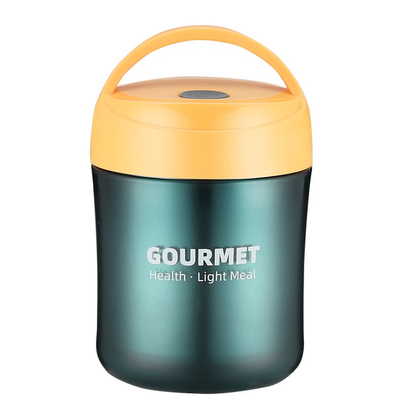 Cà Mên Giữ Nhiệt Đựng Canh Ủ Cháo GOURMET 500ml Lõi Inox Cao Cấp 304 - Tặng Kèm Muỗng | BigBuy360 - bigbuy360.vn