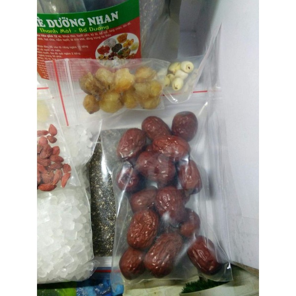 1 set - nguyên liệu chè dưỡng nhan - 12 vị - 400g