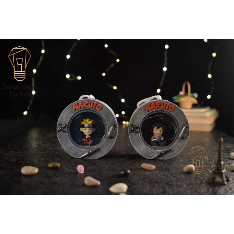 Đèn Ngủ Đèn Energy Green Lighting decor trang trí siêu dễ thường Naruto Sasuke - Trang trí căn phòng phong cách vintage
