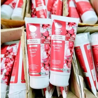 Kem Dưỡng Trắng Body Ban Đêm Và Ban Ngày Natura Siberica.