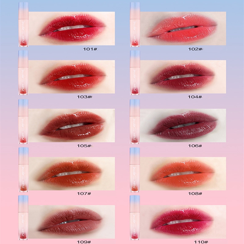 Yomens MFN Lip Gloss Lip Balm Liquid Moisturizes Lipstick , Not Easy to Fade 10 Colors