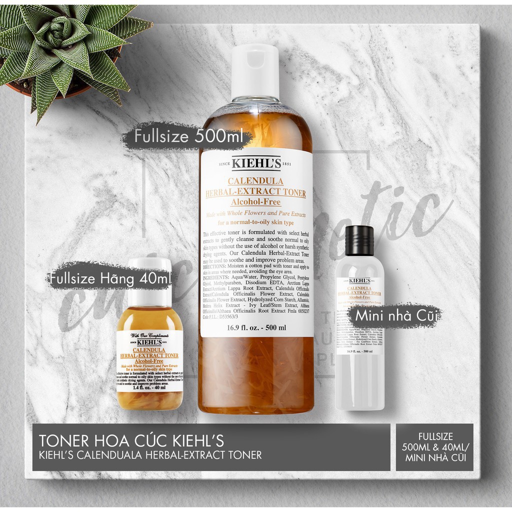 Toner hoa cúc Kiehl’s