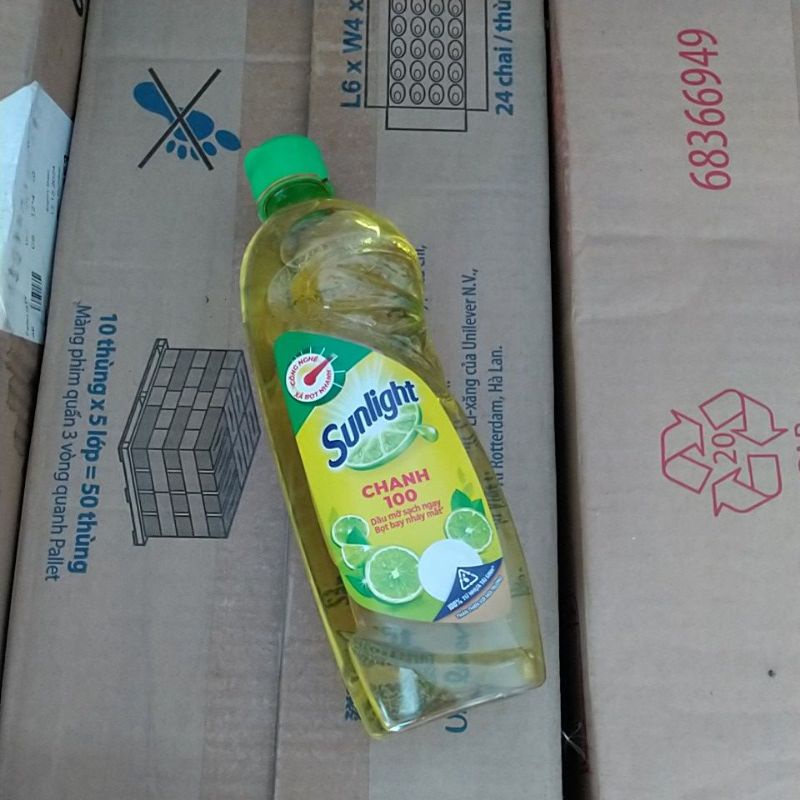 Nước rửa chén Sunlight chanh 386 ml