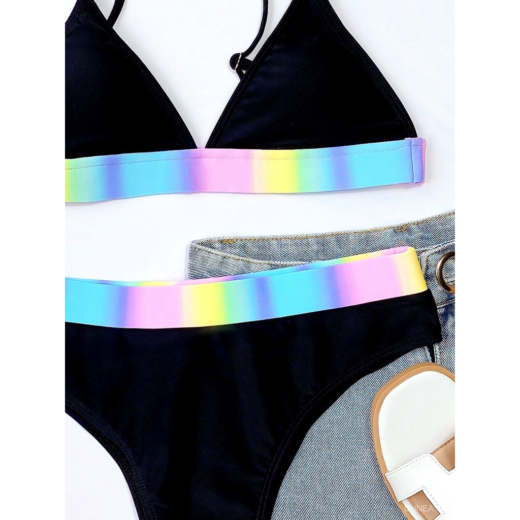 DUNEA Bikini 2 mảnh cạp cao gợi cảm jg7O