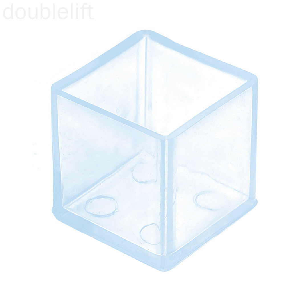 Set 4 nắp gắn chân bàn ghế bằng cao su hình vuông đa năng tiện lợi