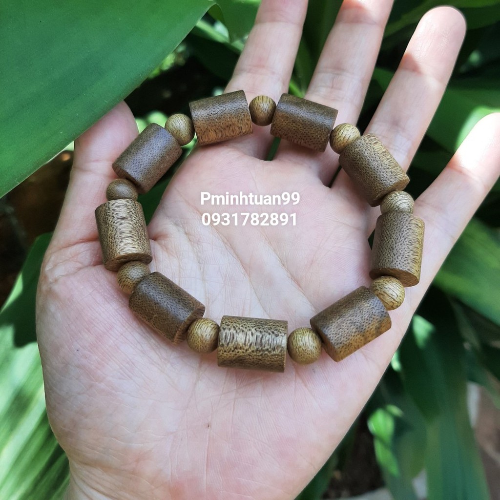 Vòng Tay Trầm Hương Đốt Trúc - Hàng Loại 1 - Tiện Tay