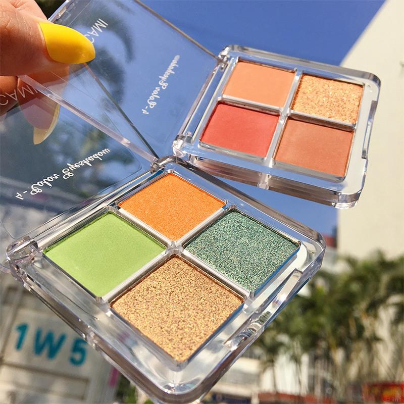 Bảng phấn mắt GUICAMI 4 màu sắc trang điểm lâu trôi dễ sử dụng | BigBuy360 - bigbuy360.vn
