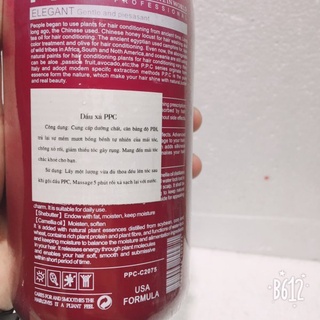 dầu gội, dầu xã (hấp) phục hồi tóc PPC