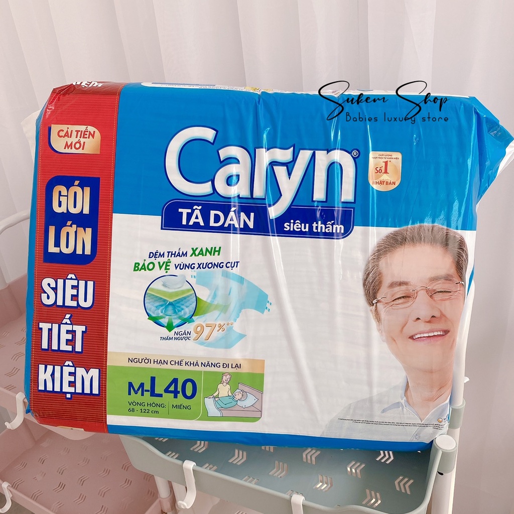 Tã Bỉm Dán Người Lớn Caryn Siêu Thấm