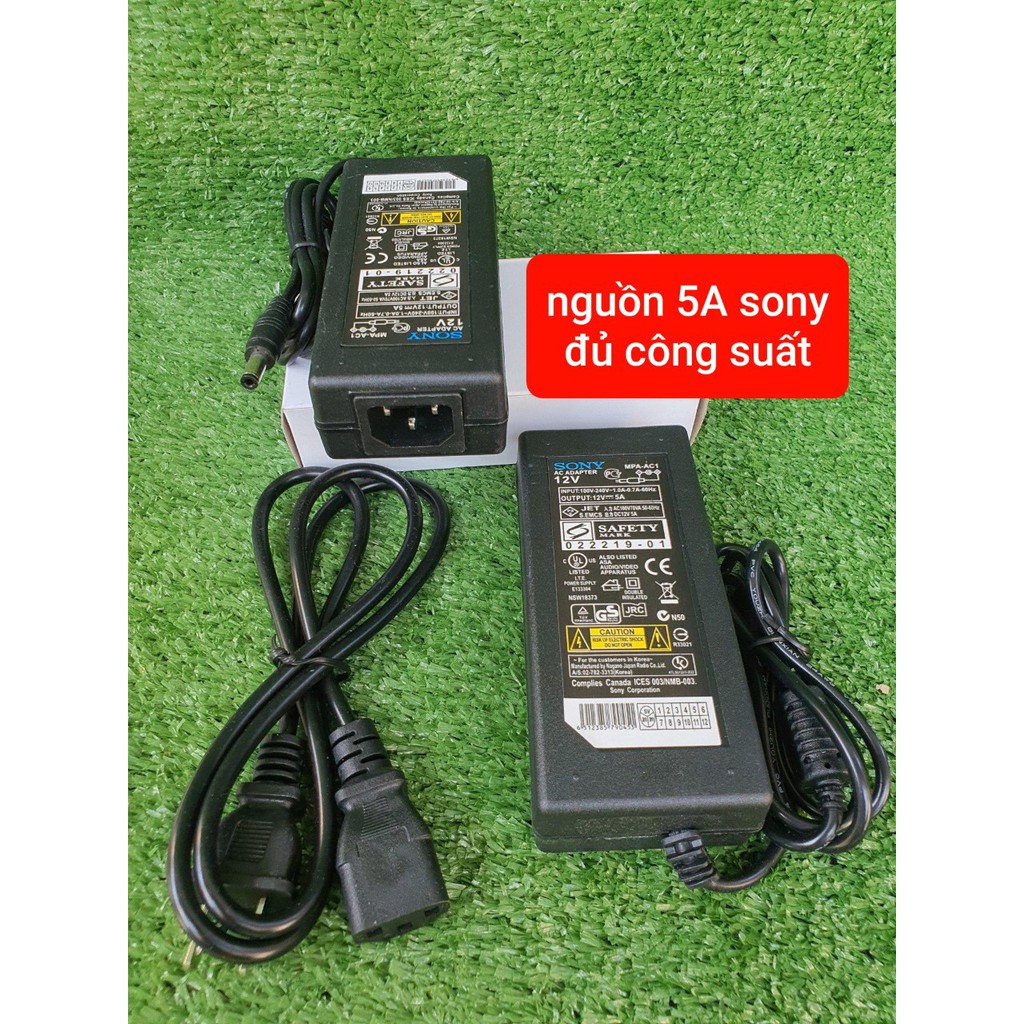 Bộ đổi nguồn(adaptor)220->12v: 1A----2A----3A----5A----5A SONY