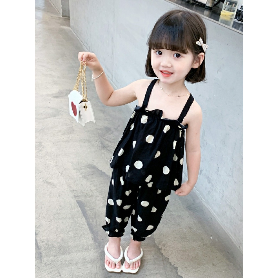 Set bộ thô đũi mùa hè bé gái 8-20kg