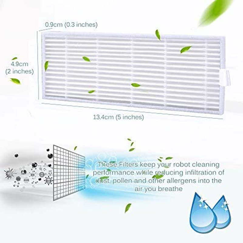 Suitable for Ilife Sweeper Accessories Filter A8 A6 X620 X623 Side Brush Rolling Brush Filter Side Brush