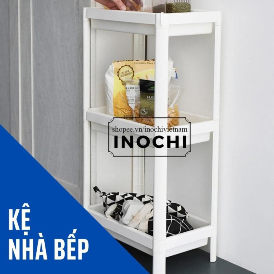 Kệ nhựa, nhà tắm đa năng chia 3 tầng Inochi Nhà Bếp Kệ Gia vị, đựng mỹ phẩm thông minh KET4T | BigBuy360 - bigbuy360.vn