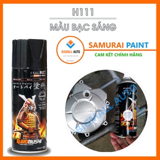 Sơn xịt samurai màu bạc - h111