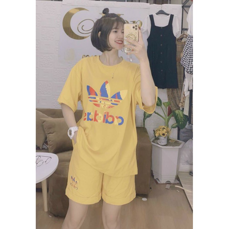 Đồ Bộ Thun Adidas - Set Đồ Thun Đôi Nam Nữ - Bộ Thun Nữ - Bộ quần áo adiddas | BigBuy360 - bigbuy360.vn