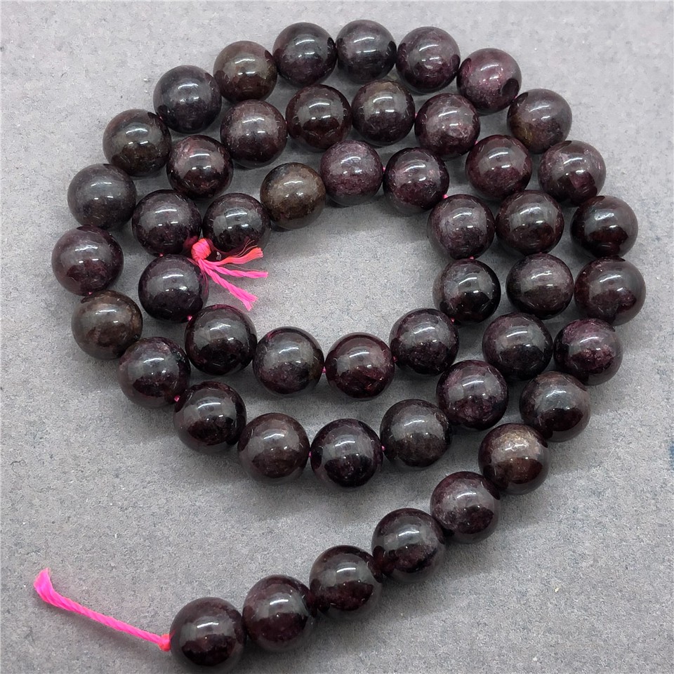 Syenites Chuỗi Hạt Đá Tròn Tự Nhiên 4-12mm Dùng Làm Trang Sức diy