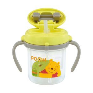 Ly uống nước hình gấu pooh màu vàng - Hàng nội địa Nhật
