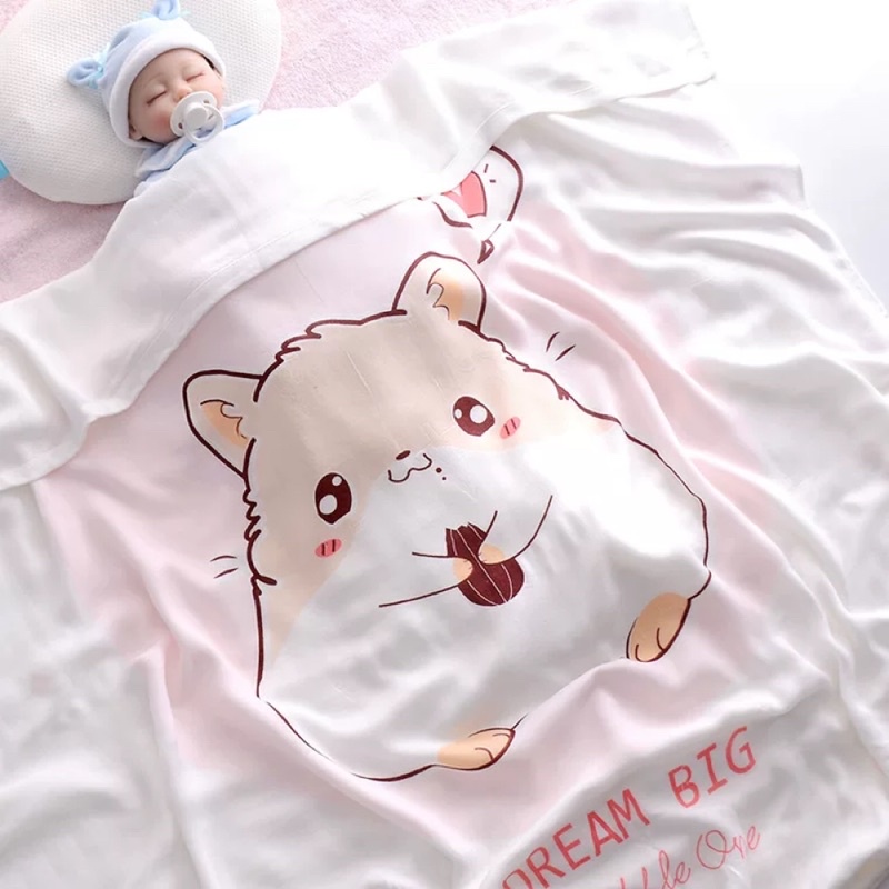 Khăn lụa mềm đa năng cho bé.