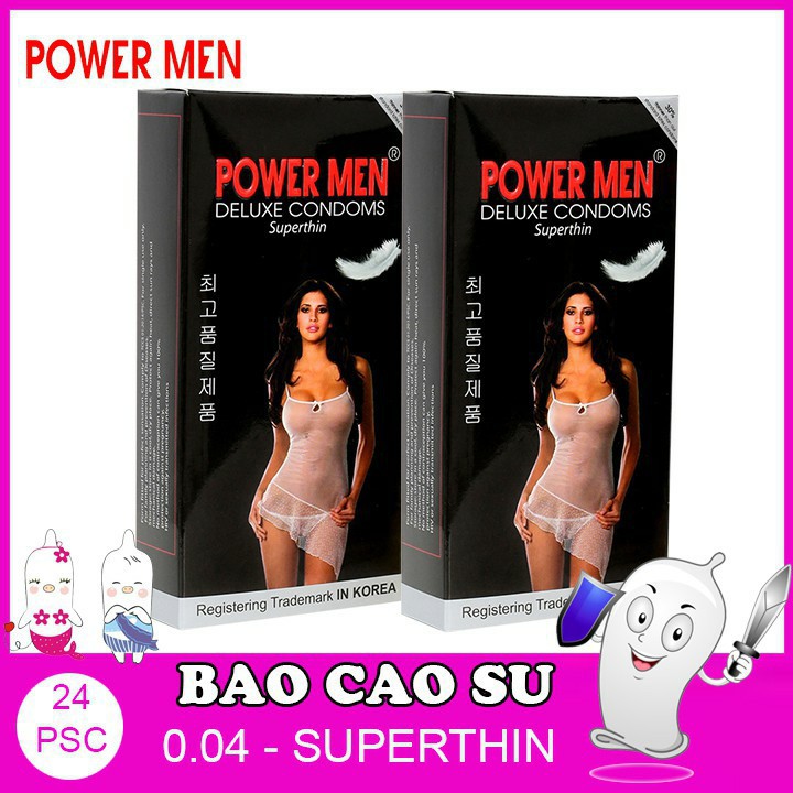 [ CHÍNH HÃNG ] - Bao cao su POWERMEN Siêu mỏng  - 12 Chiếc