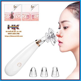 Sẵn hàng Máy hút mụn mini cầm tay loại 1 ( có 3 đầu thay thế )