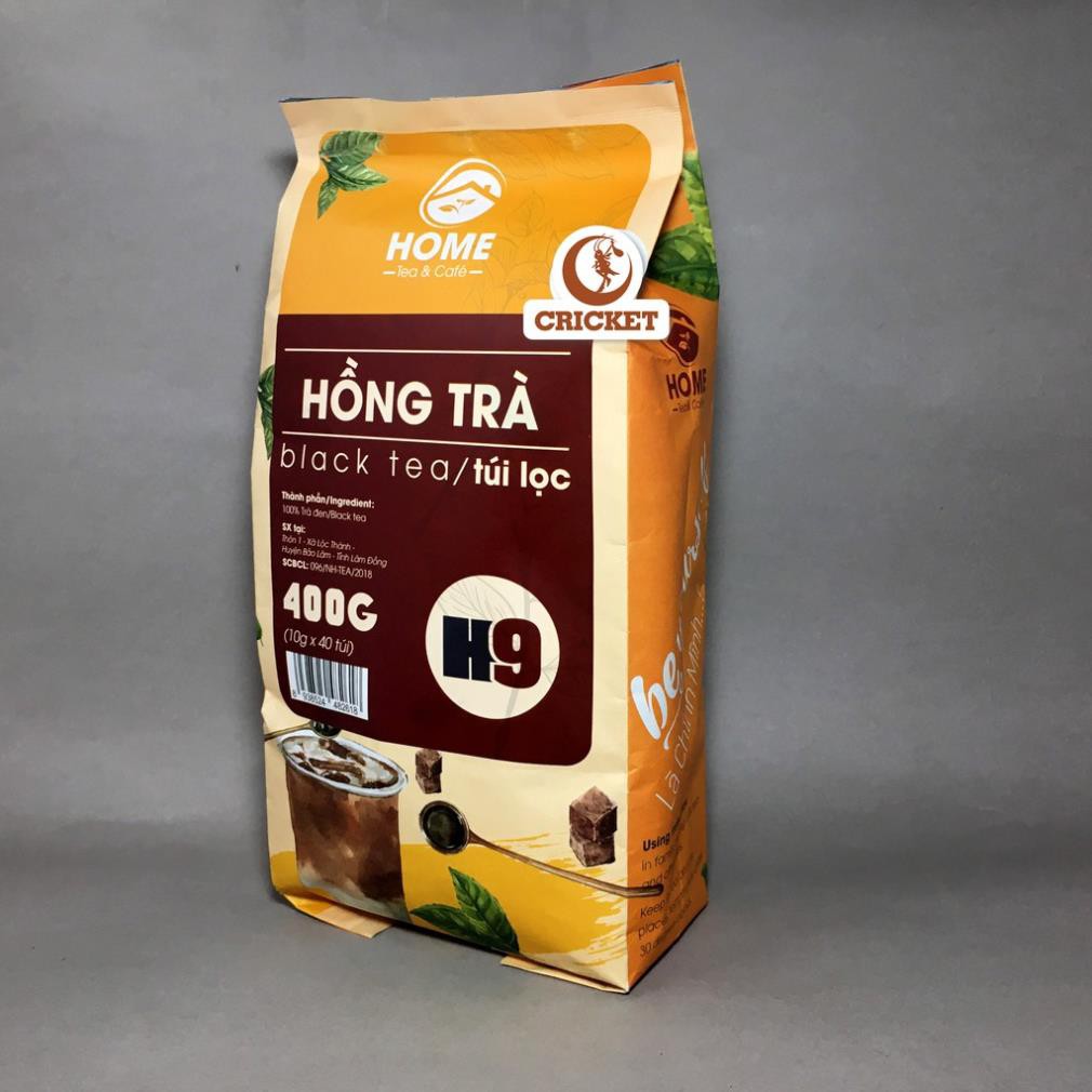 Hồng Trà Túi Lọc Home Mix 400g (40 túi x 10gr) - Trà đen, hồng trà sữa, hồng trà nấu trà sữa ngon hơn tân nam bắc delite | BigBuy360 - bigbuy360.vn