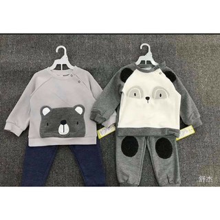 Sét bộ nỉ gấu cho bé