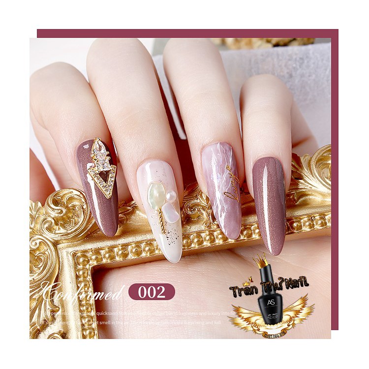 Sơn Gel AS| Mã LJ | Màu Nhũ Cát