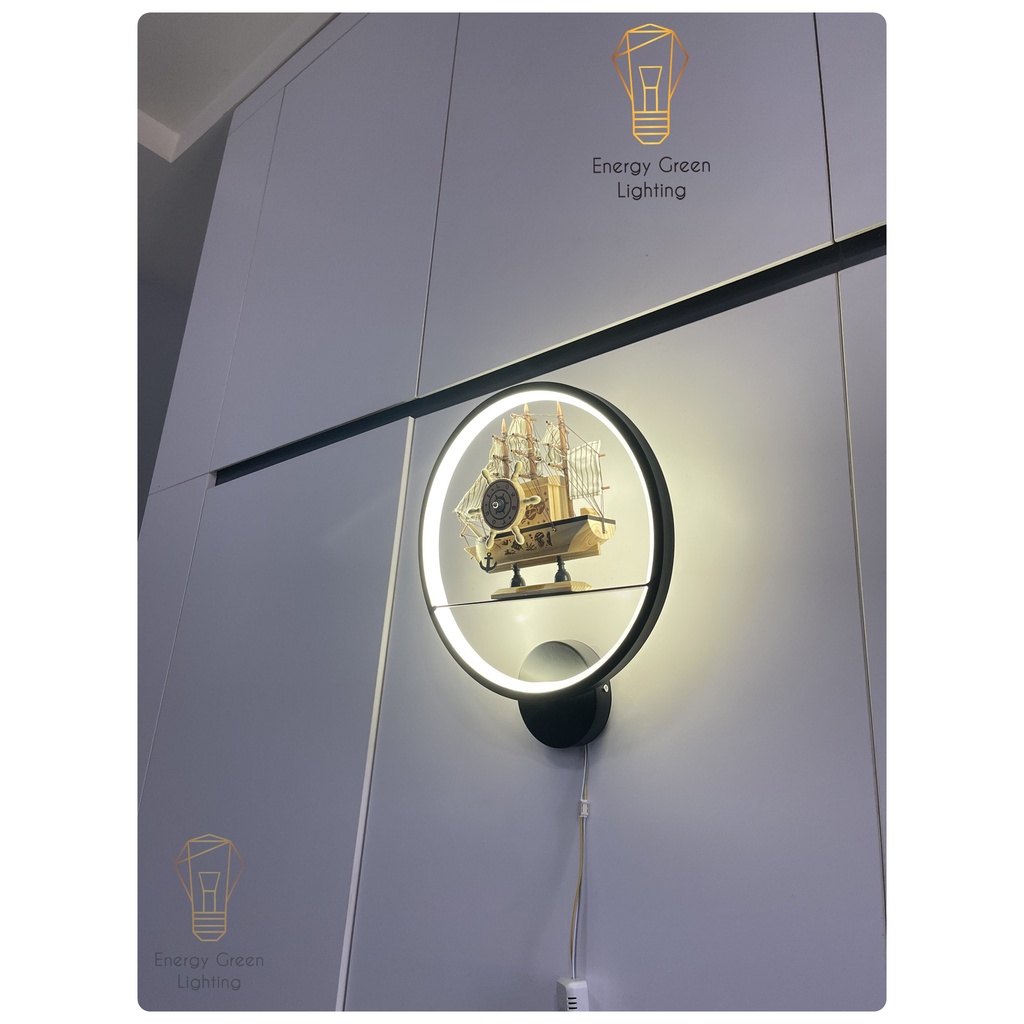 Nhiều Mẫu - Đèn Led Treo Tường Energy Green Lighting Hiện Đại Con Thuyền GT178 ,Cây Đàn GT180 - 3 Chế Độ Ánh Sáng