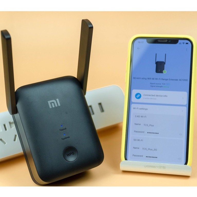 Kích sóng wifi Xiaomi AC1200 Mi wifi range extender Bộ kích wifi Xiaomi Quốc tế | WebRaoVat - webraovat.net.vn