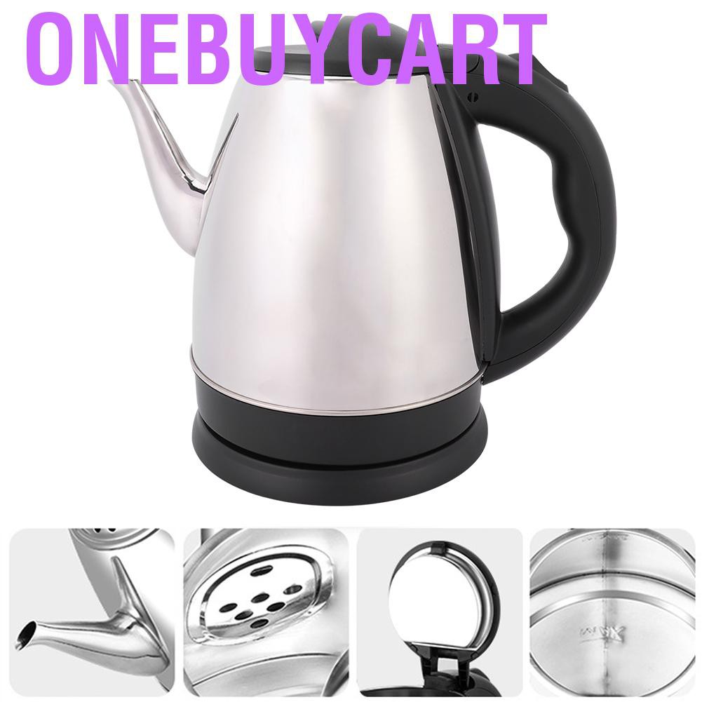 Onebuycart 1.5L Household Stainless Steel Electric Kettle Water Boiler Heating Pot AU Plug 220V