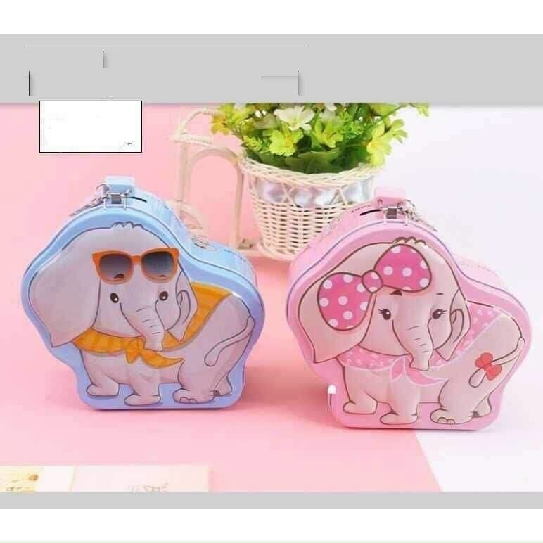 SIÊU HOT  ĐỒ CHƠI CHO BÉ KÉT SẮT TIẾT KIỆM MINI HÌNH TRÂU, THỎ, VOI DỄ THƯƠNG SL