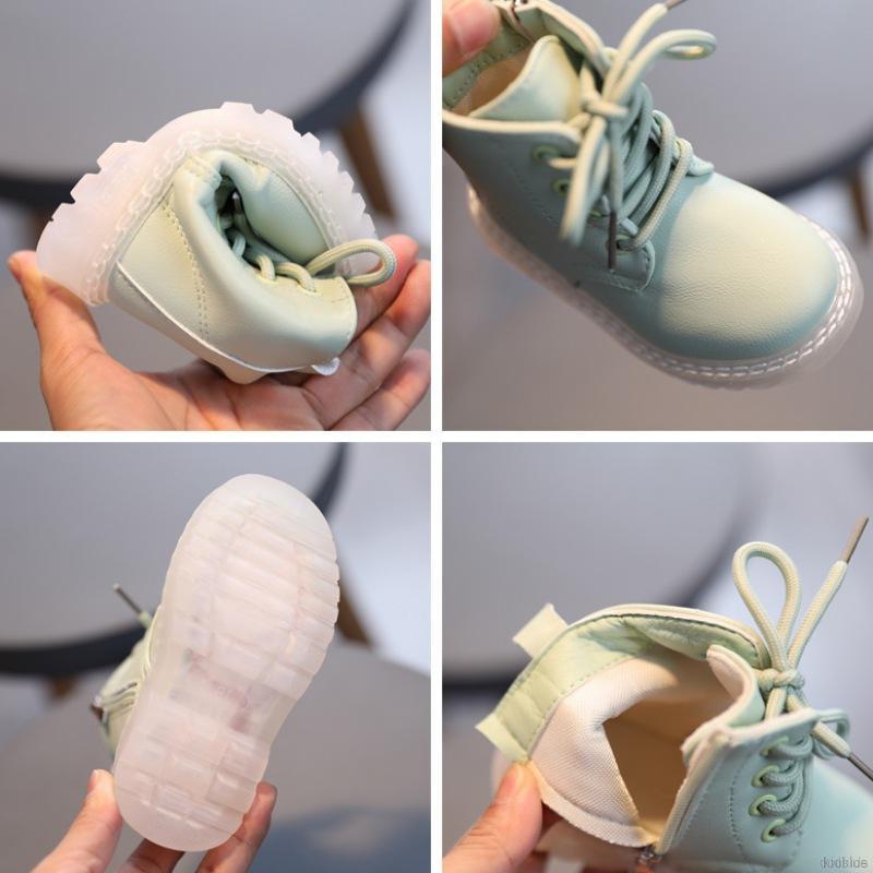 Giày bốt đế mềm chống trượt năng động cho bé trai và bé gái